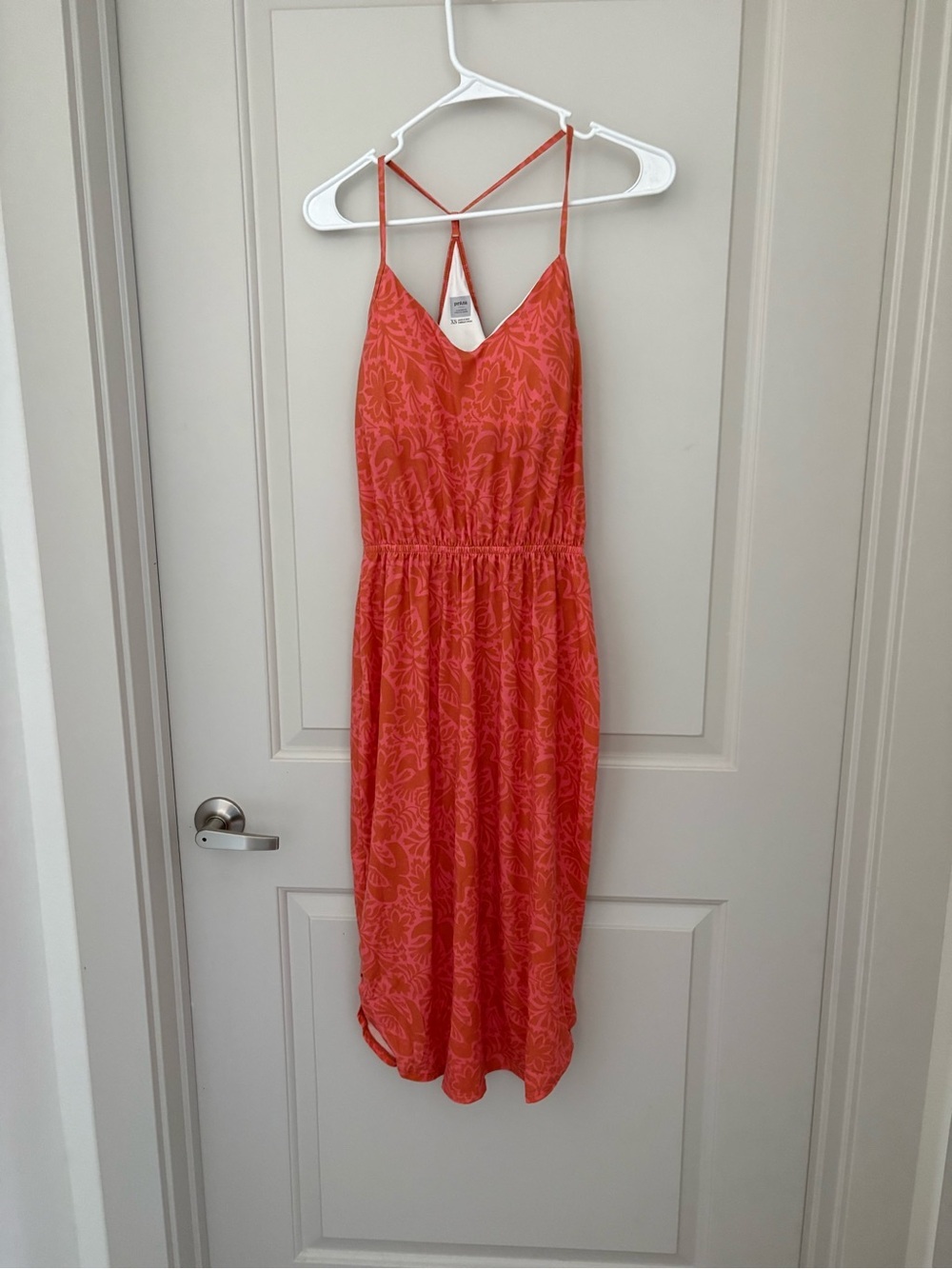 Prana Nwt size xs Coral Patterned Tank Dress